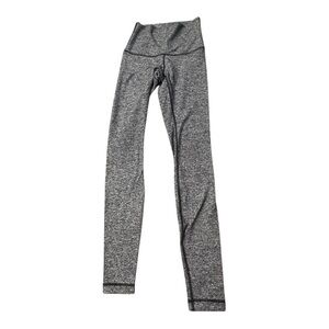lululemon athletica Wunder Under High‎ Rise Charcoal Leggings Size 4